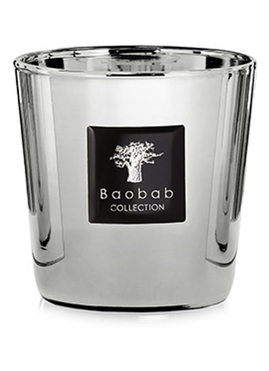Baobab Collection Les Exclusives Platinum Max 1 geurkaars 190 gram - voorkant parelmoer