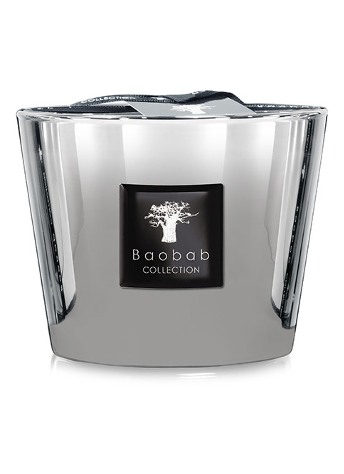 Baobab Collection Les Exclusives Platinum Max 10 geurkaars 500 gram - voorkant parelmoer