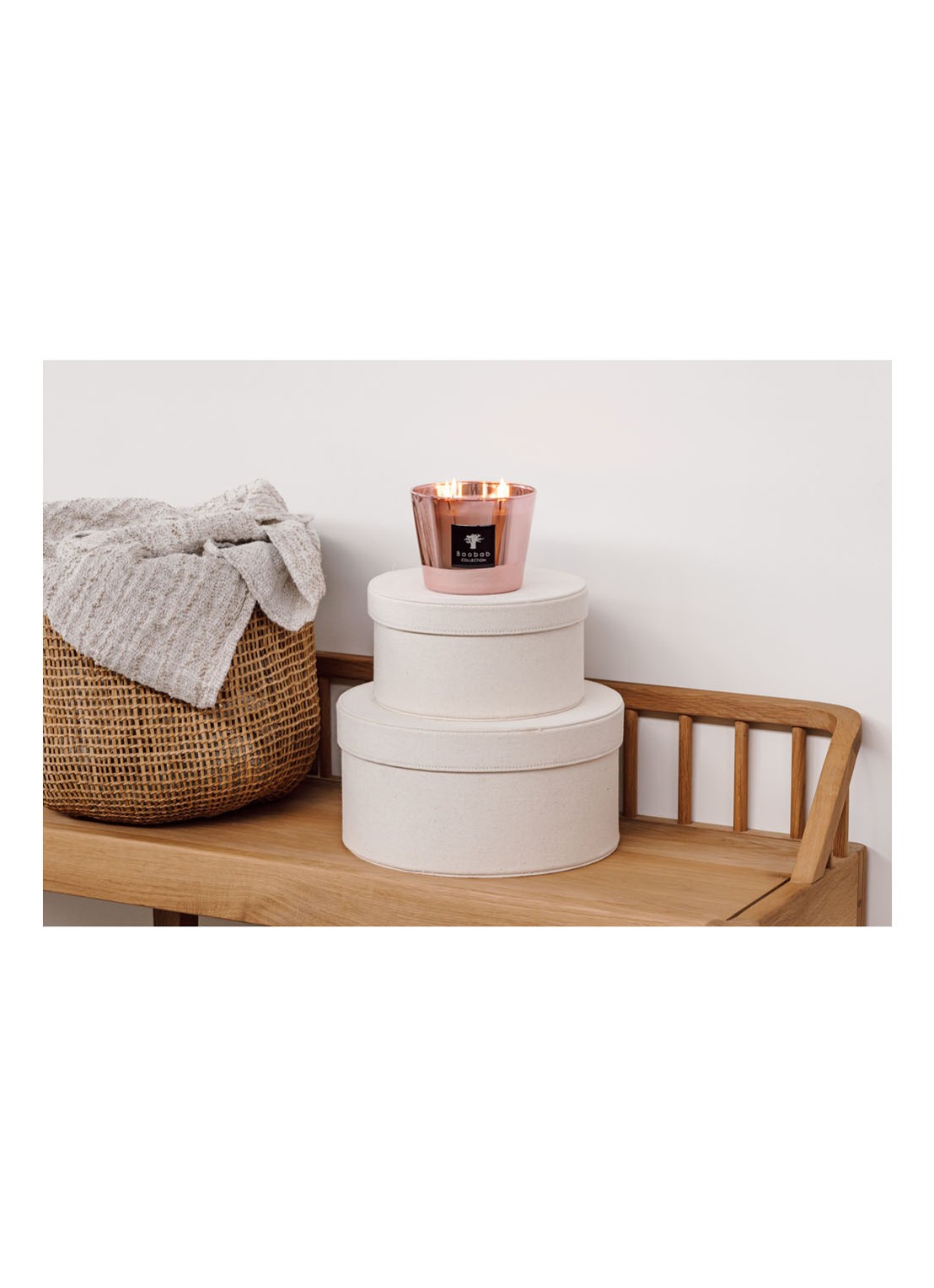 Baobab Collection Les Exclusives Roseum Max 10 geurkaars 500 gram - voorkant 2 undefined