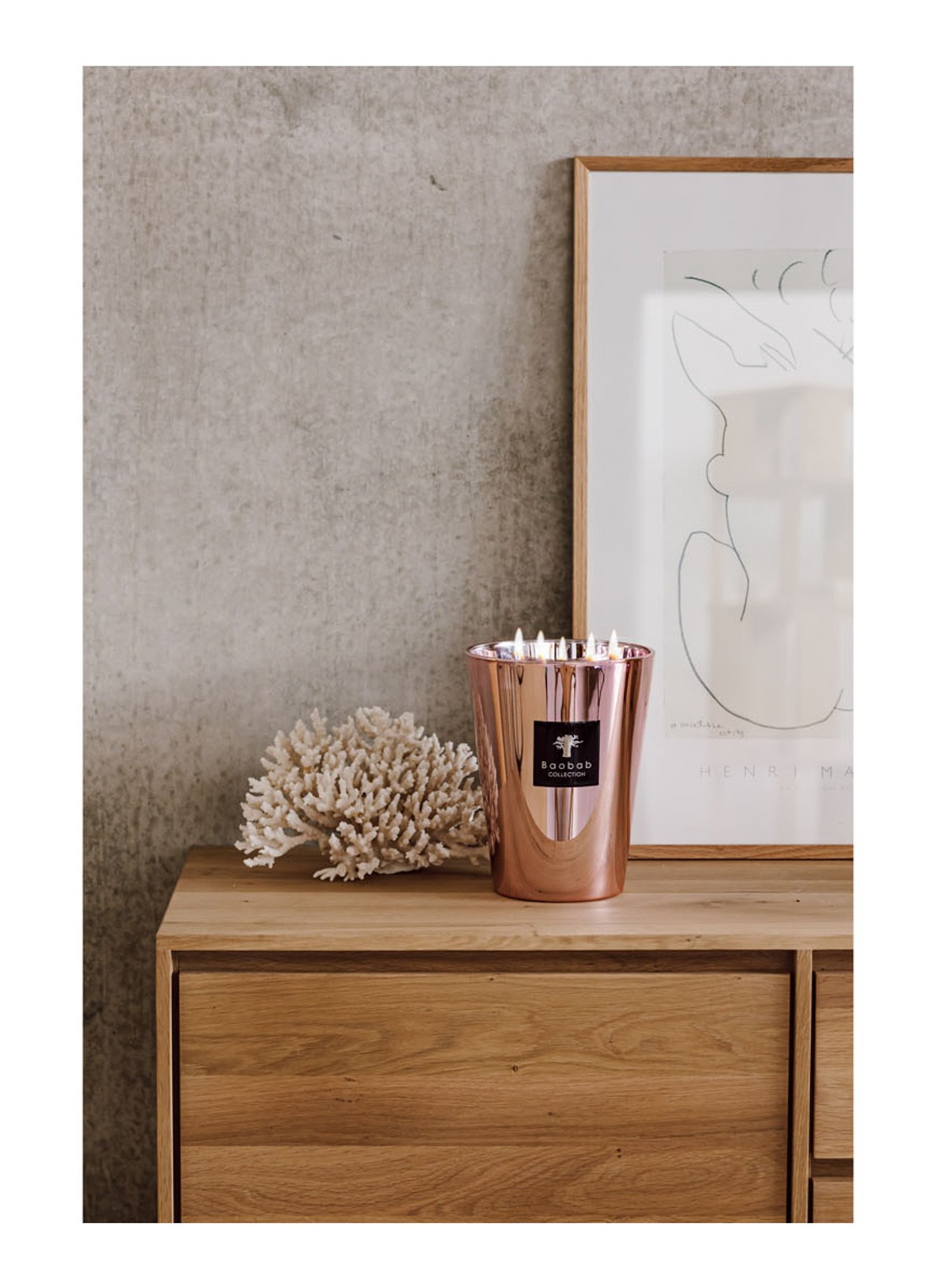 Baobab Collection Les Exclusives Roseum Max 24 geurkaars 3 kg - voorkant 2 undefined