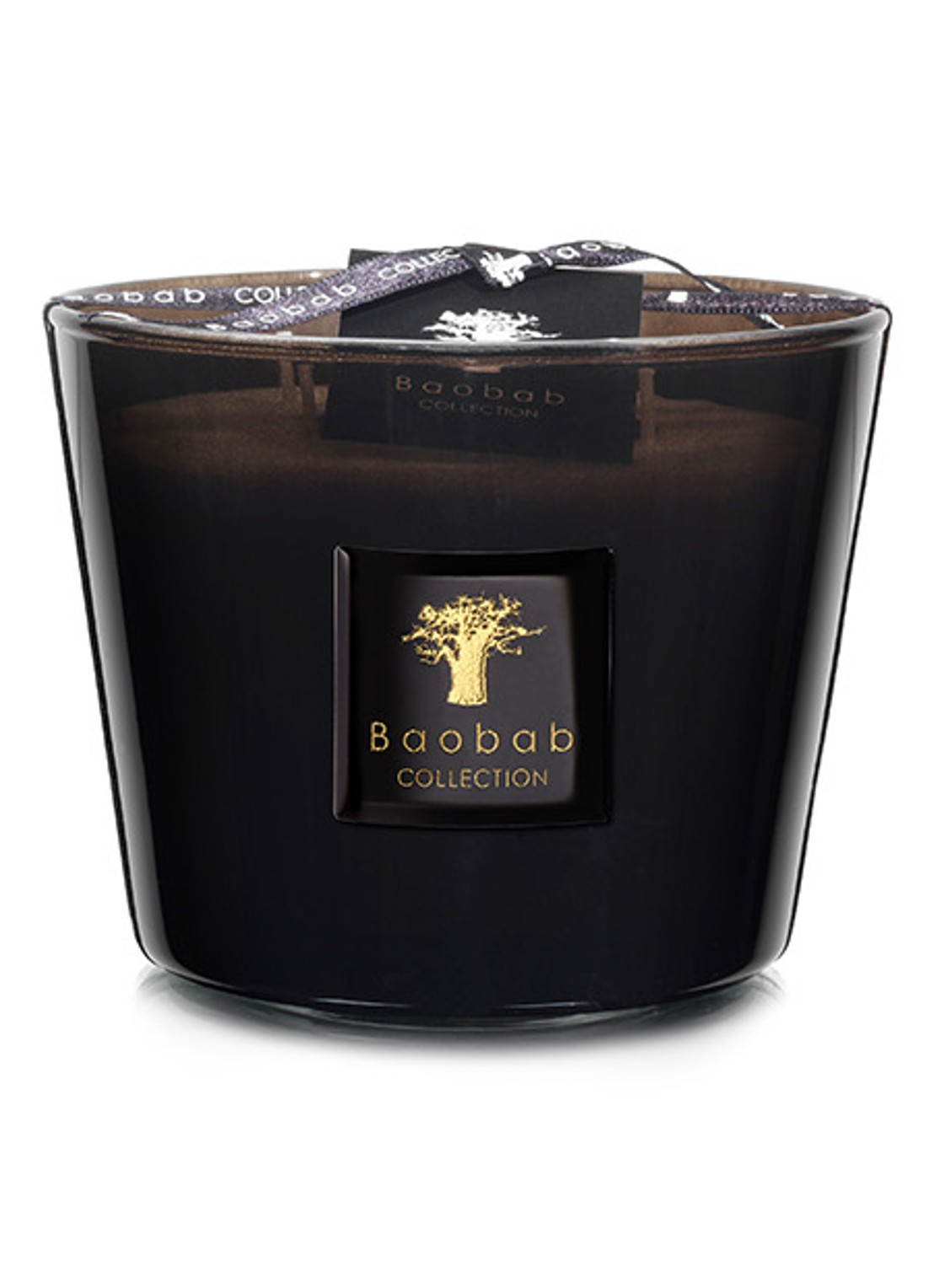 Baobab Collection Les Prestigieuses Encre de Chine Max 10 geurkaars 500 gram - voorkant zwart