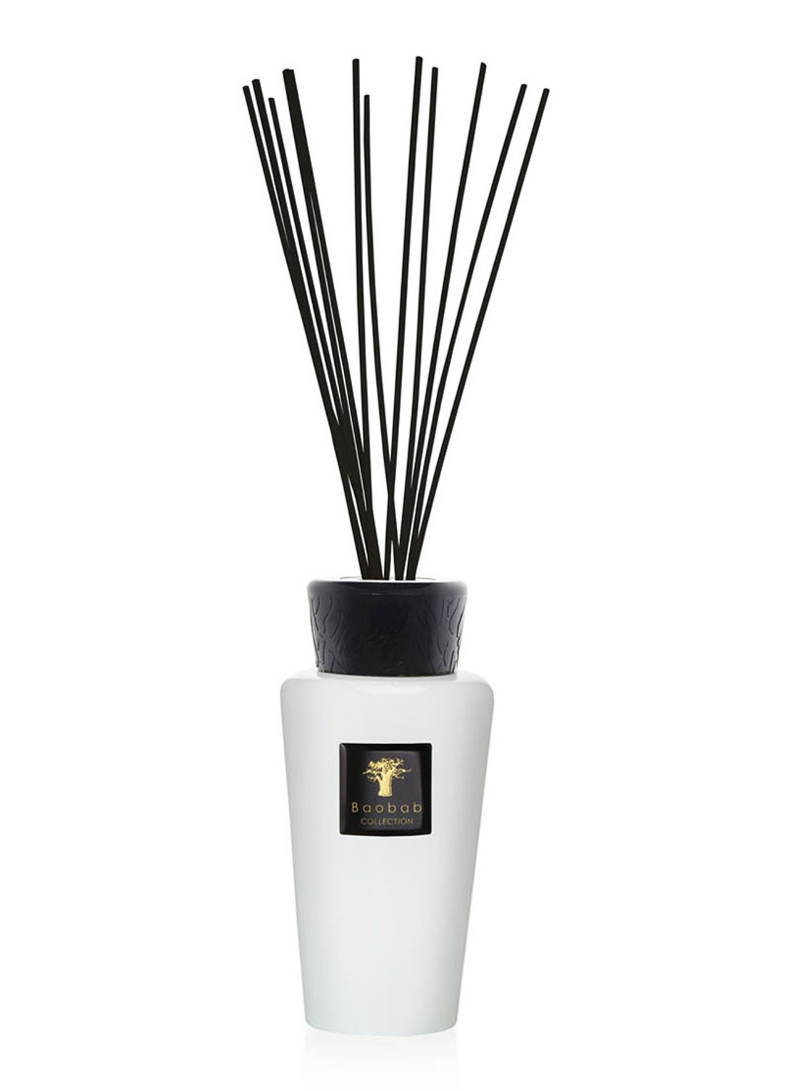 Baobab Collection Les Prestigieuses Pierre de Lune geurstokjes 500 ml - voorkant wit