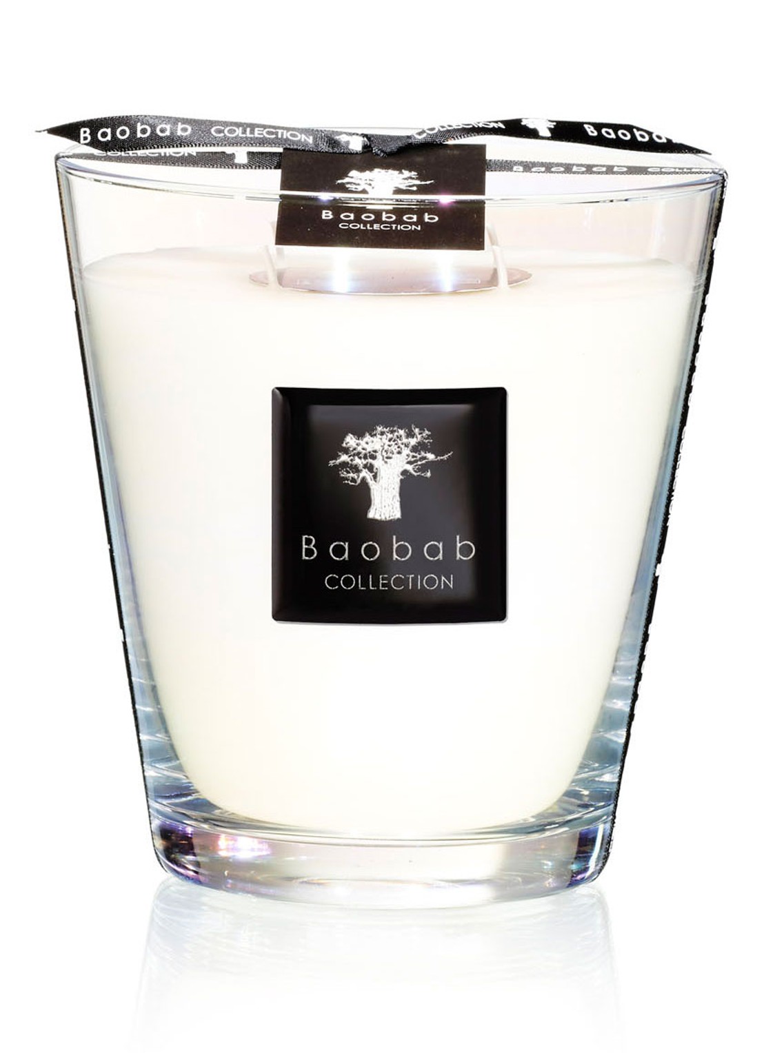 Baobab Collection Madagascar Vanilla Max 16 geurkaars 1,1 kg - voorkant wit