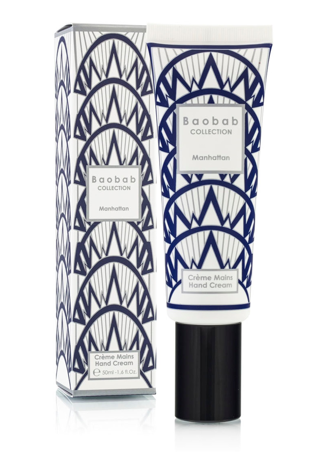Baobab Collection Manhattan - handcrème - voorkant blauw