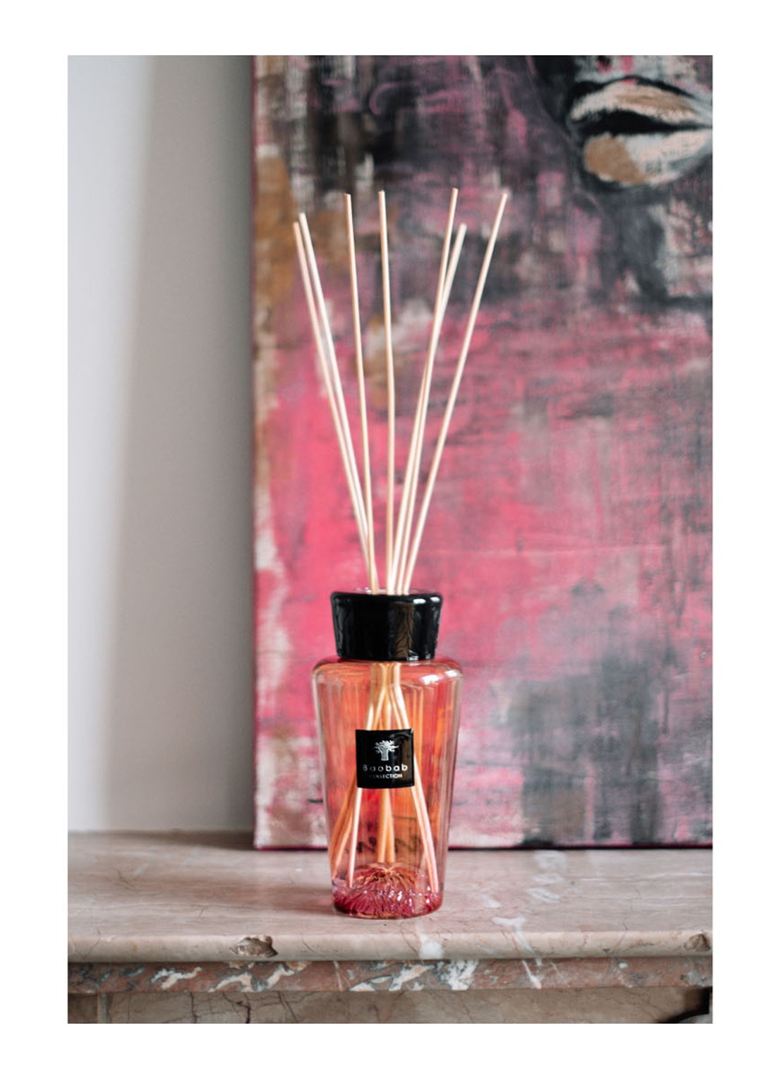 Baobab Collection Masaai Spirit Africa geurstokjes 500 ml - voorkant 2 lindegroen