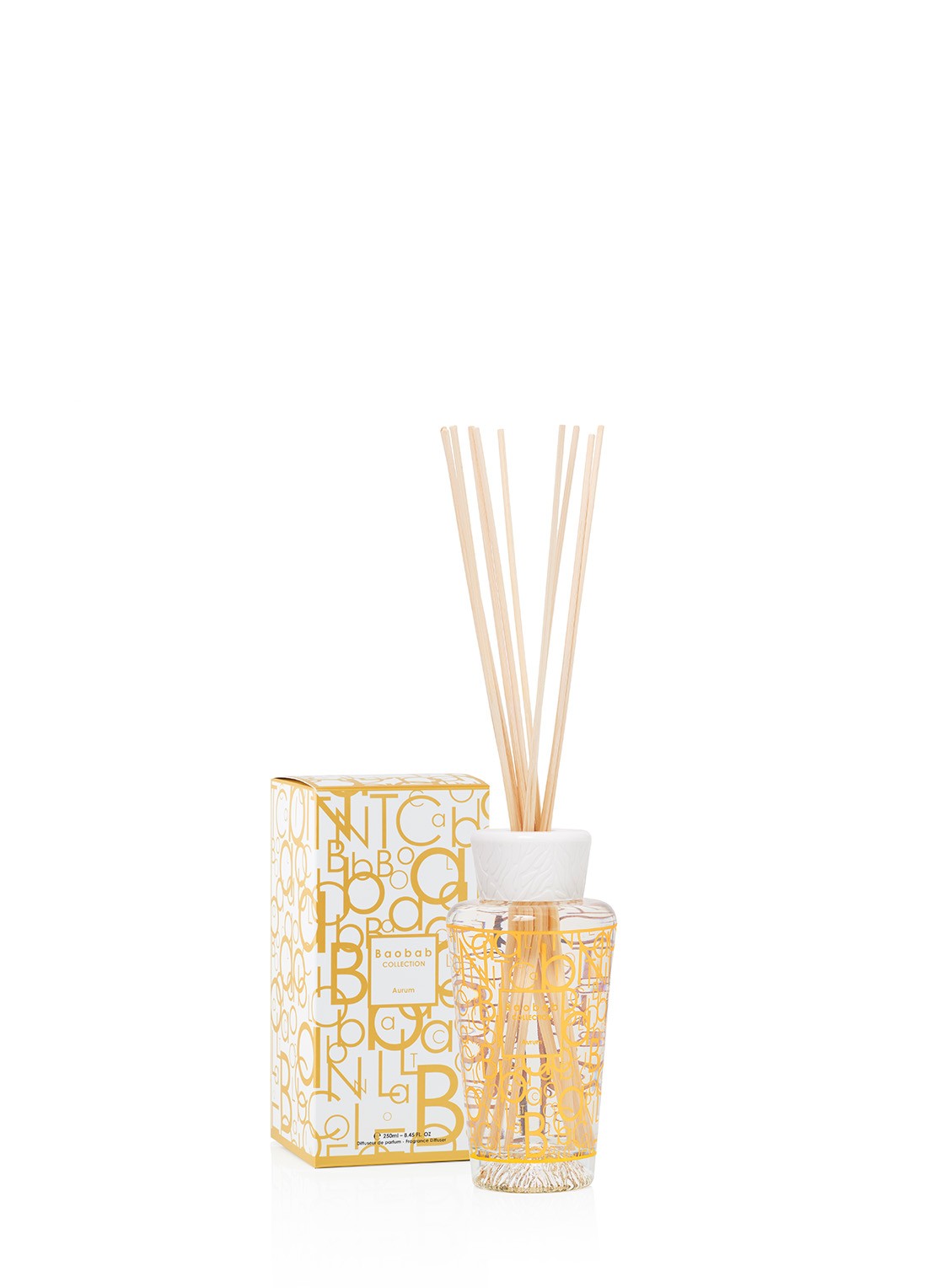 Baobab Collection My First Baobab Aurum geurstokjes 250 ml - voorkant 2 goud