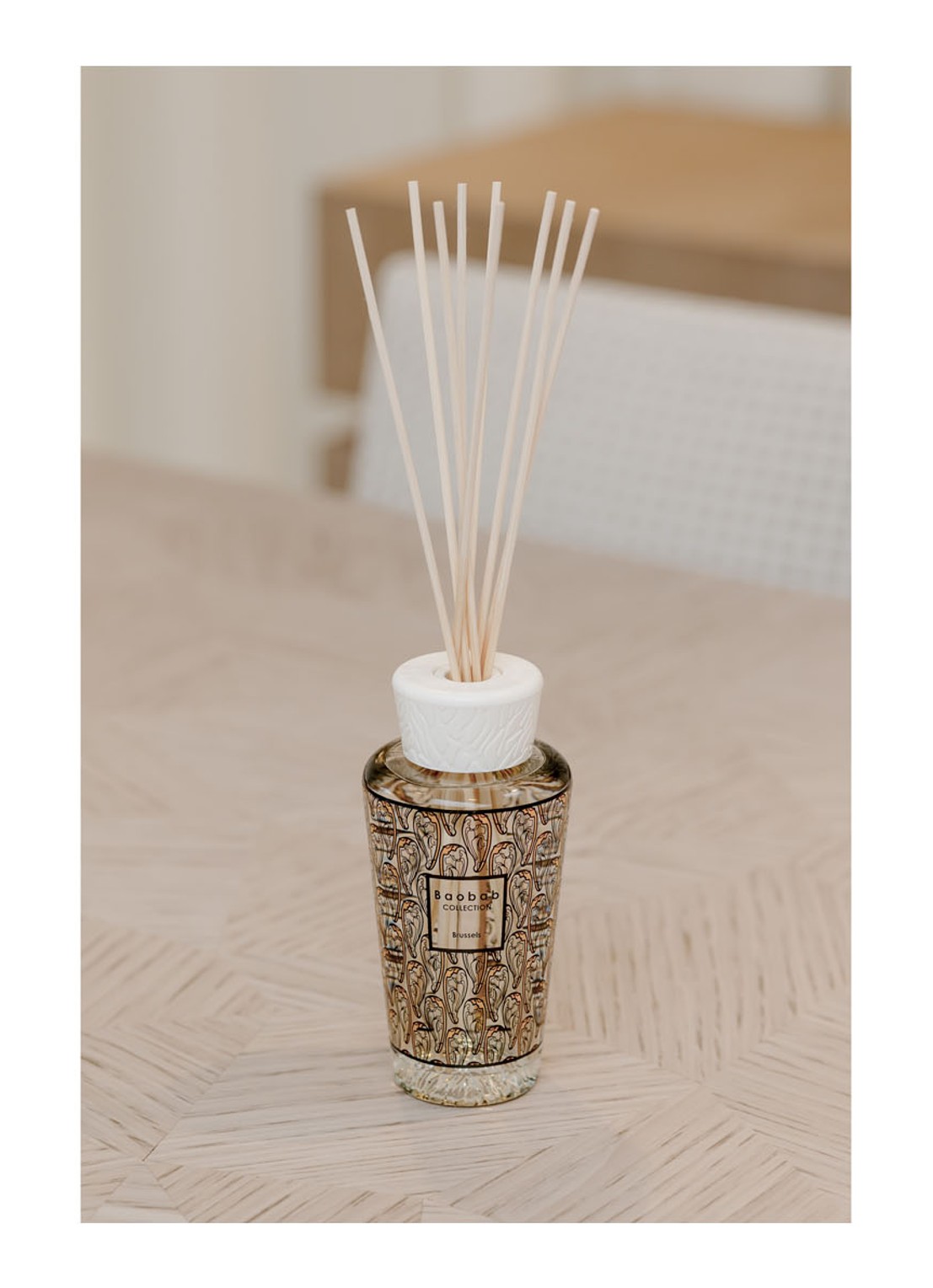 Baobab Collection My First Baobab Brussels geurstokjes 250 ml - voorkant 3 goud