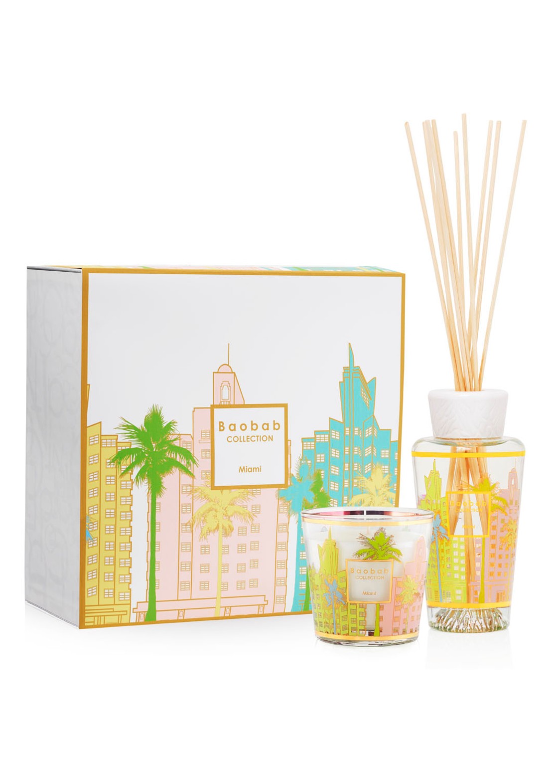 Baobab Collection My First Baobab Miami - geurset - voorkant 2 roze