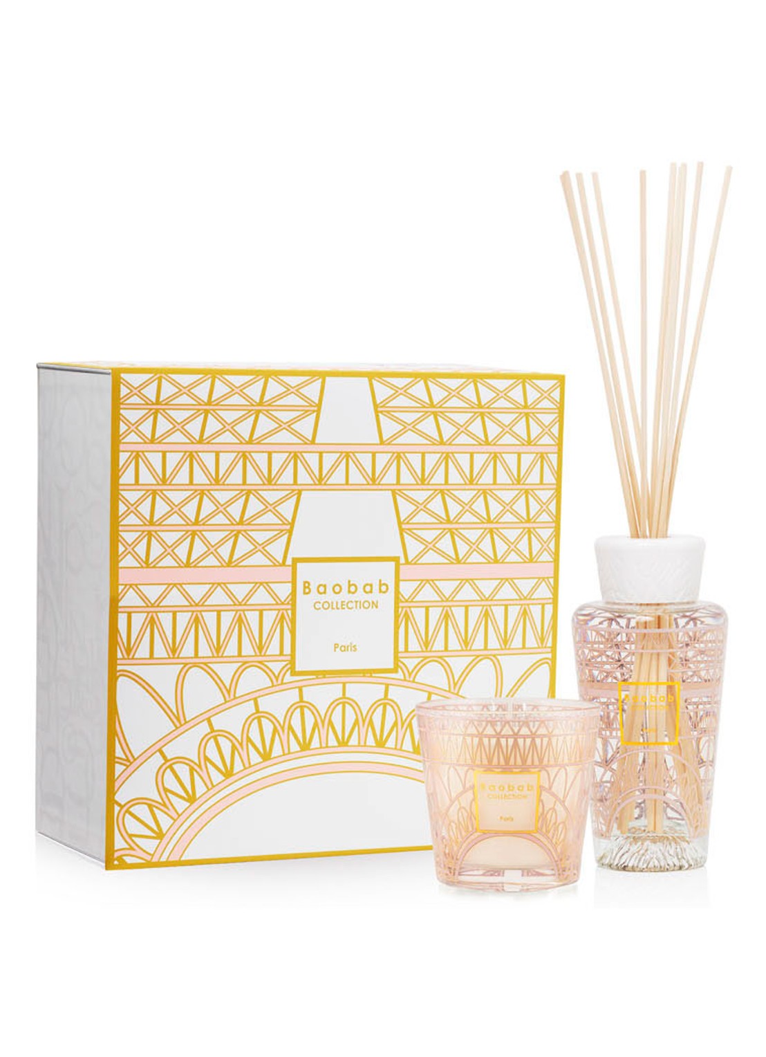 Baobab Collection My First Baobab Paris - geurset - voorkant 2 okergeel