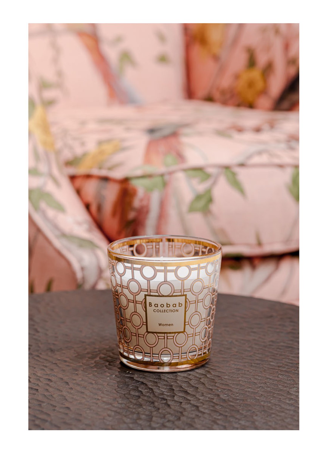 Baobab Collection My Firt Baobab Women geurkaars 190 gram - voorkant 2 roze