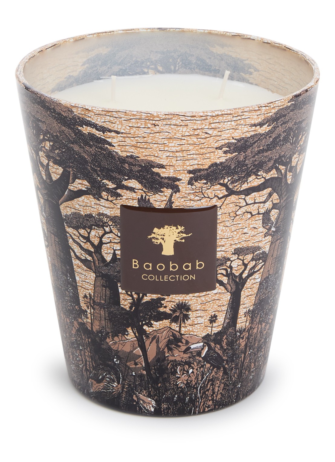 Baobab Collection Sacred Trees Mankono geurkaars 1,1 kg - voorkant bruin