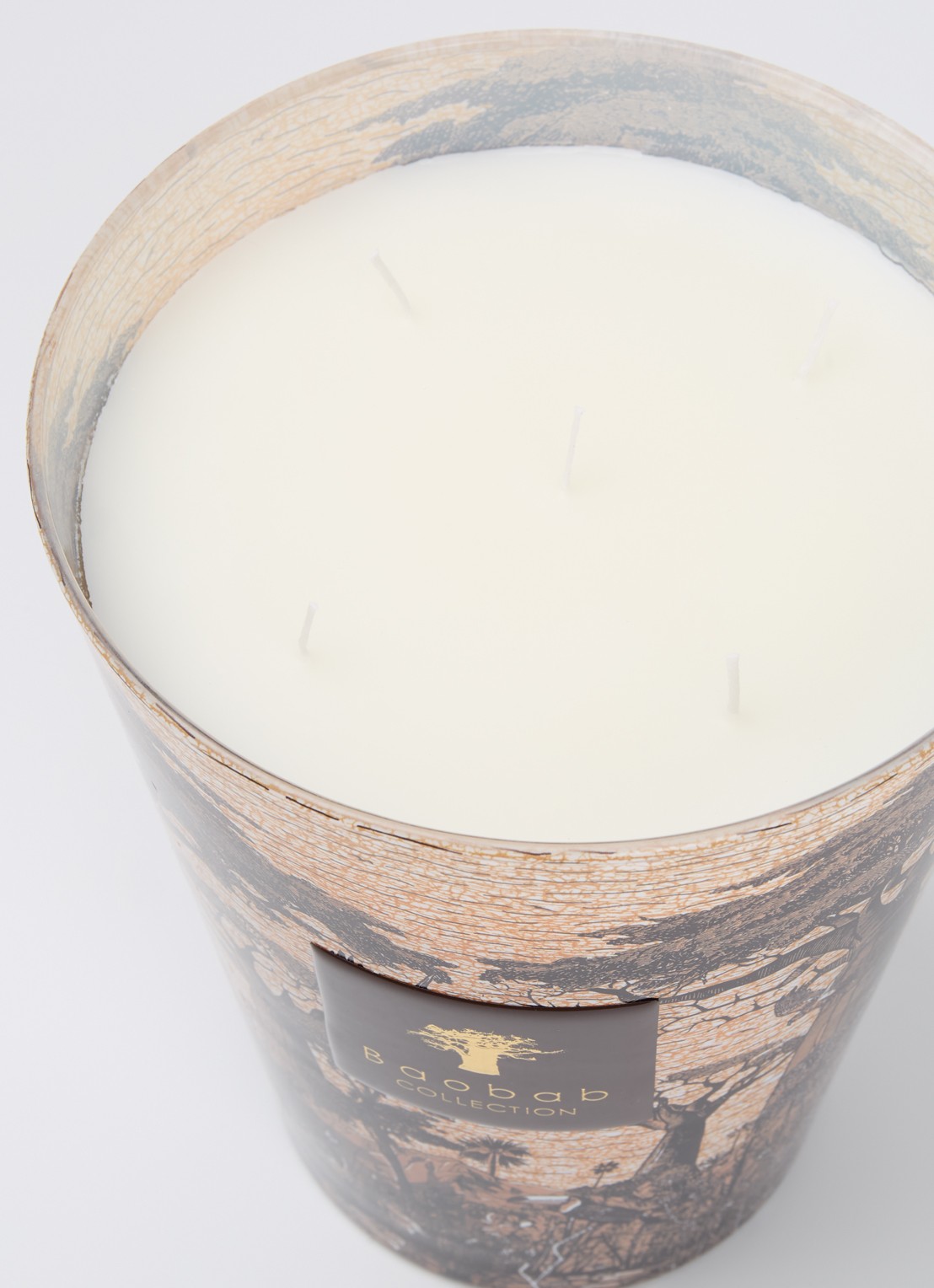 Baobab Collection Sacred Trees Mankono geurkaars 3 kg - voorkant 2 bruin