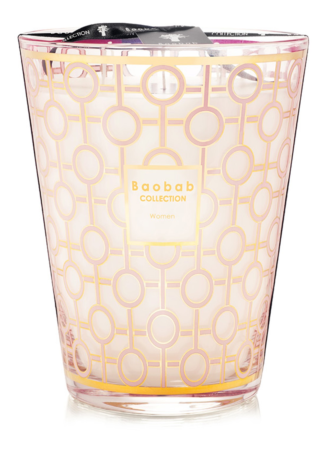 Baobab Collection Women Max 24 geurkaars 3 kg - voorkant roze