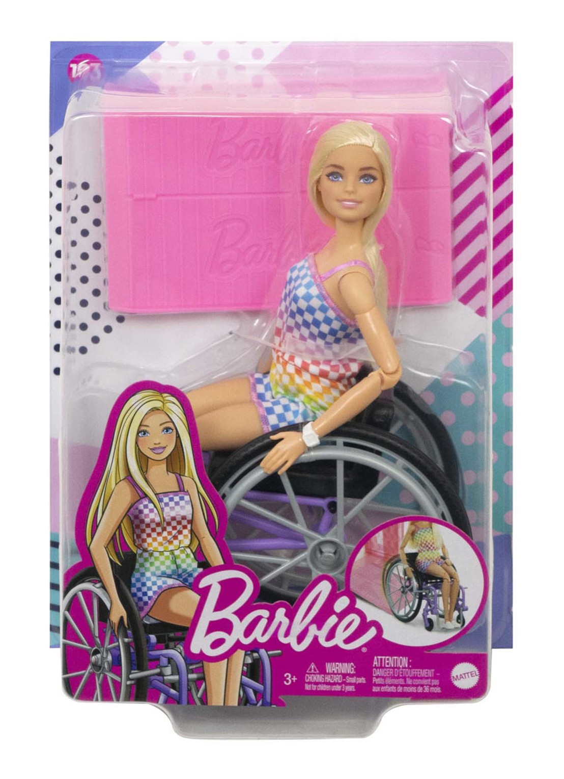 Barbie Barbie Fashionistas Weelchair pop - voorkant 7 undefined