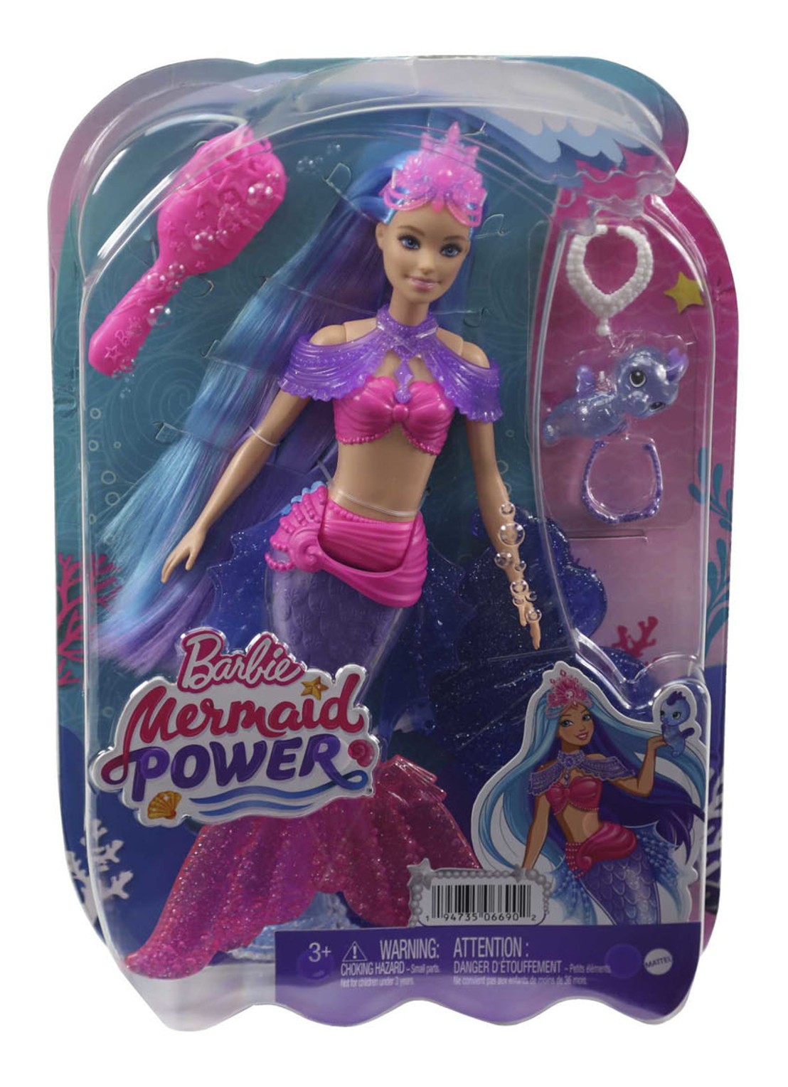 Barbie Dreamtopia zeemeermin pop - voorkant 6 multicolor