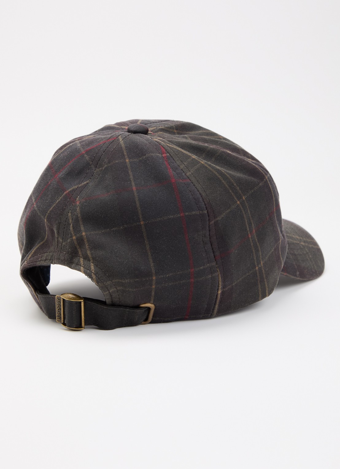 Barbour Hayden tartan pet met ruitdessin  - detail groen
