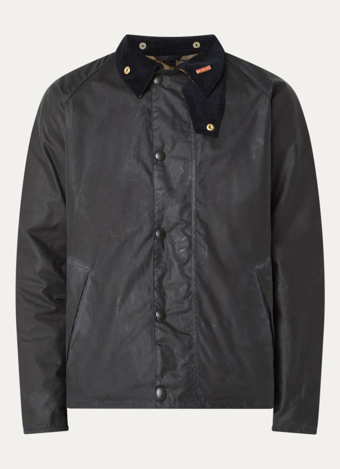 Barbour Icons barn jack met steekzakken - voorkant 3 donkerblauw