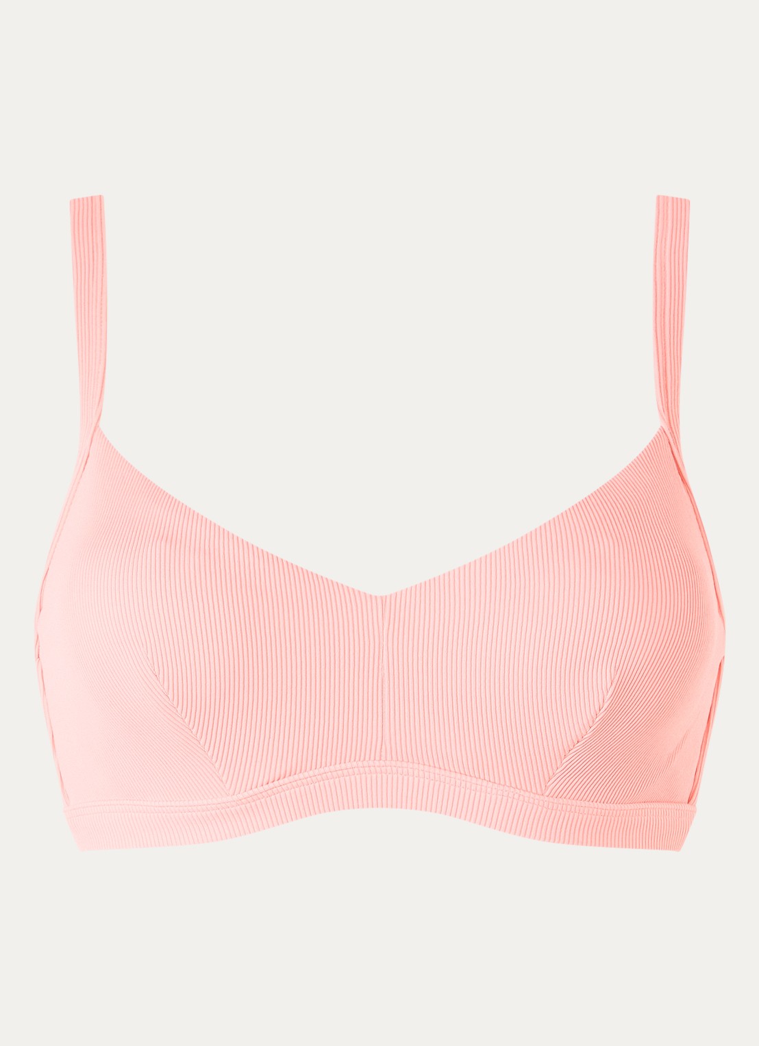 Barts Cimazy balconette bikinitop met beugelondersteuning - voorkant beige