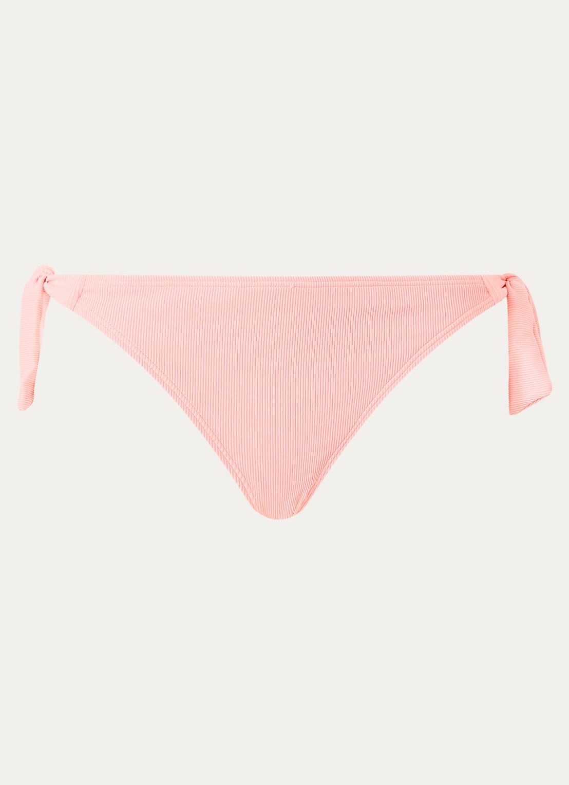 Barts Cimazy Cheeky Bum bikinislip met geknoopt detail - voorkant koraalroze