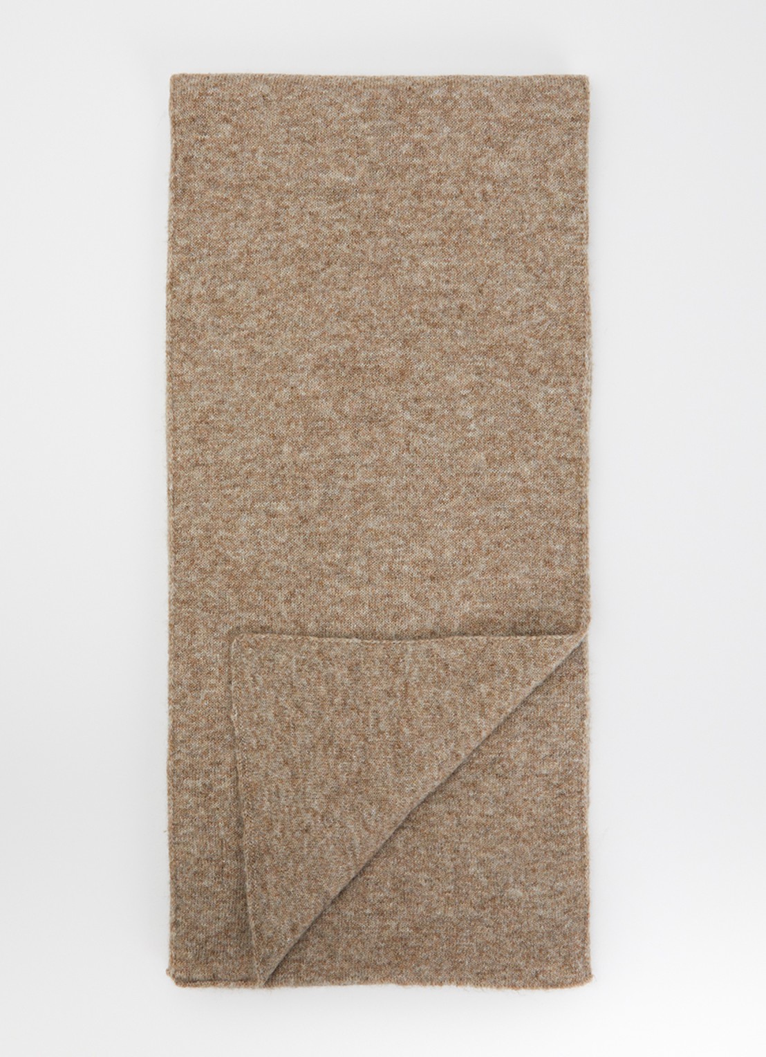 Barts Grindewald sjaal met logo 21 x 180 cm  - voorkant 3 lichtbruin