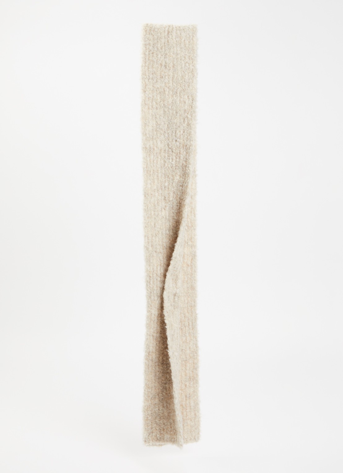 Barts Harray sjaal in wolblend 200 x 15 cm - detail beige