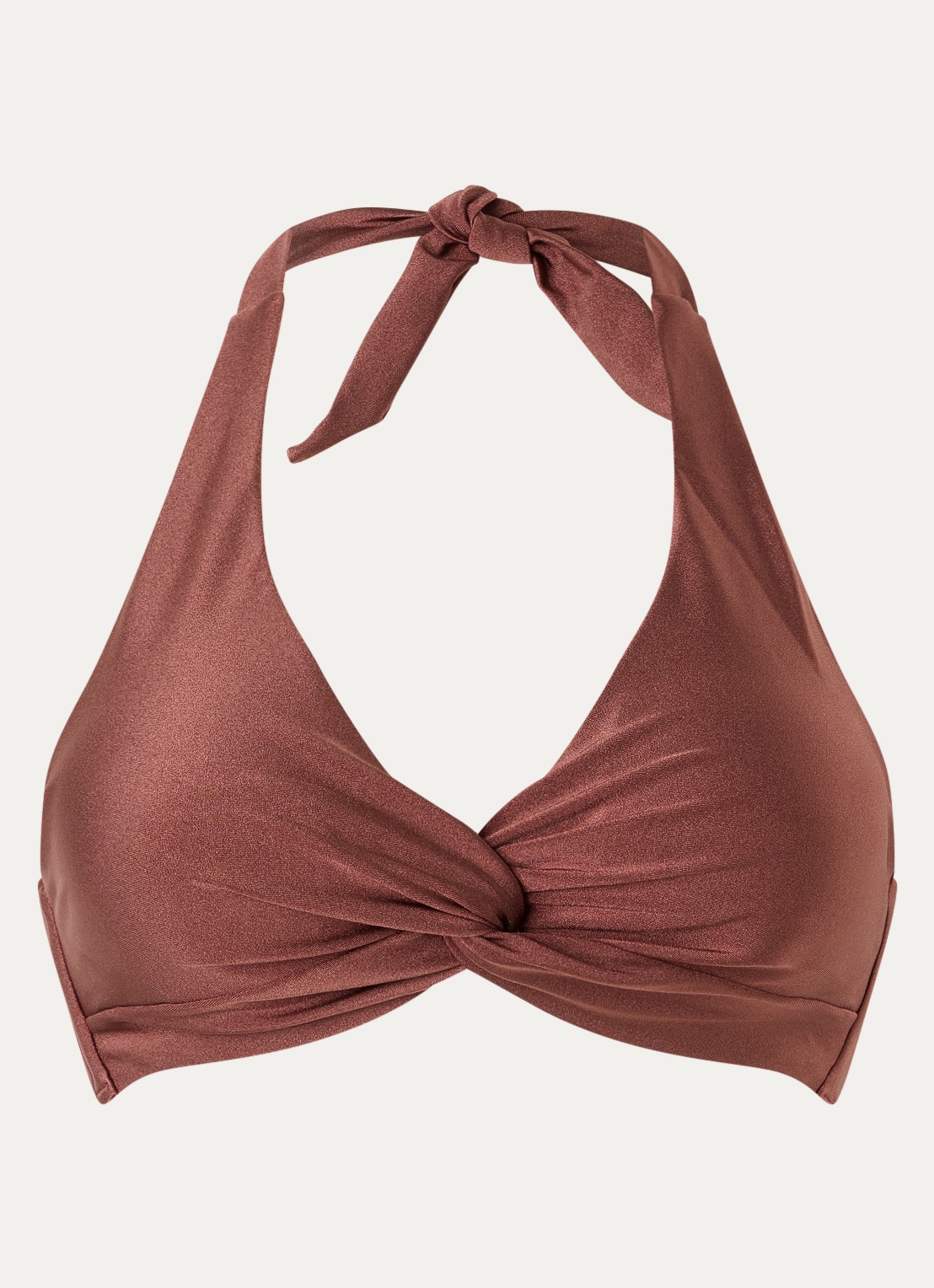 Barts Isla halter bikinitop  - voorkant 4 beige