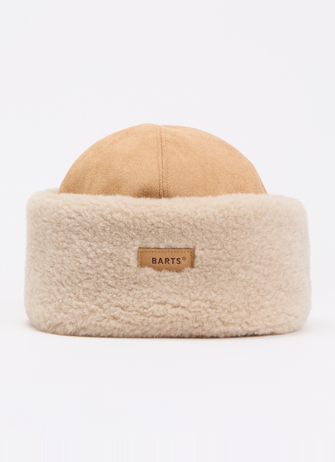 Barts Kegalle muts van imitatiebont - voorkant 2 beige