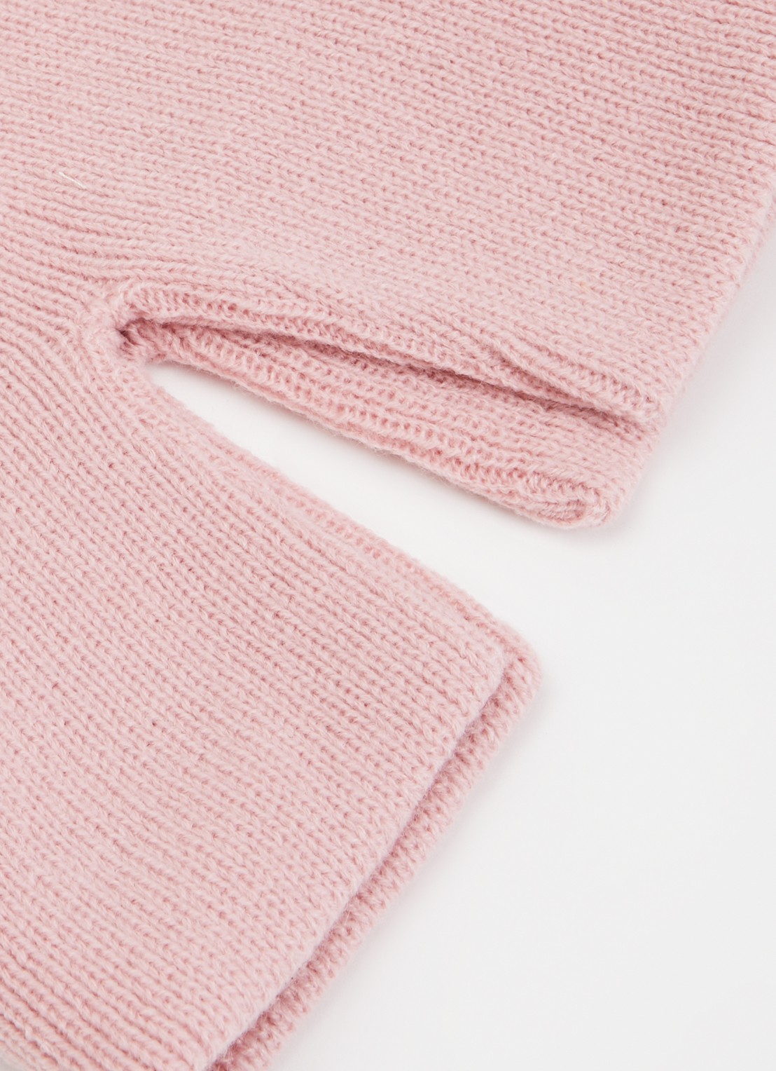 Barts Kinabalu ribgebreide sjaal  - detail roze
