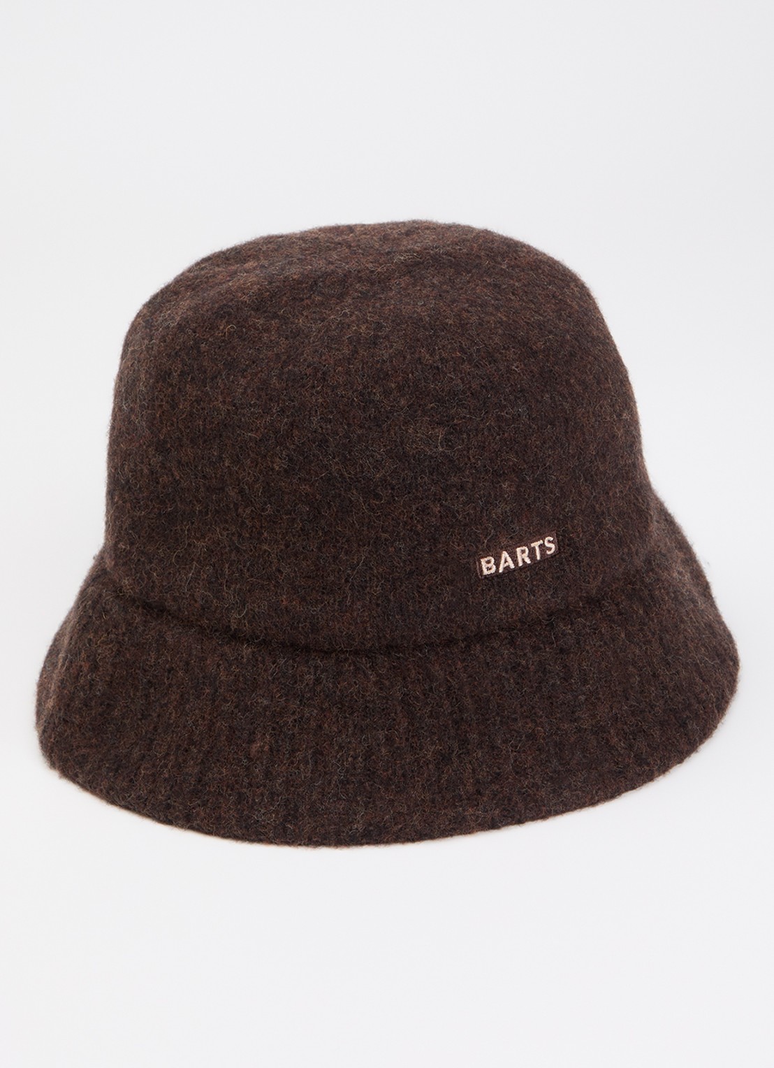 Barts Limatu bucket hoed in wolblend  - voorkant 2 donkerbruin
