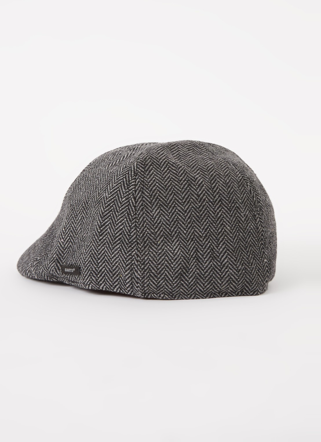Barts Mr. Mitchell flapcap in wolblend - detail 2 zwart