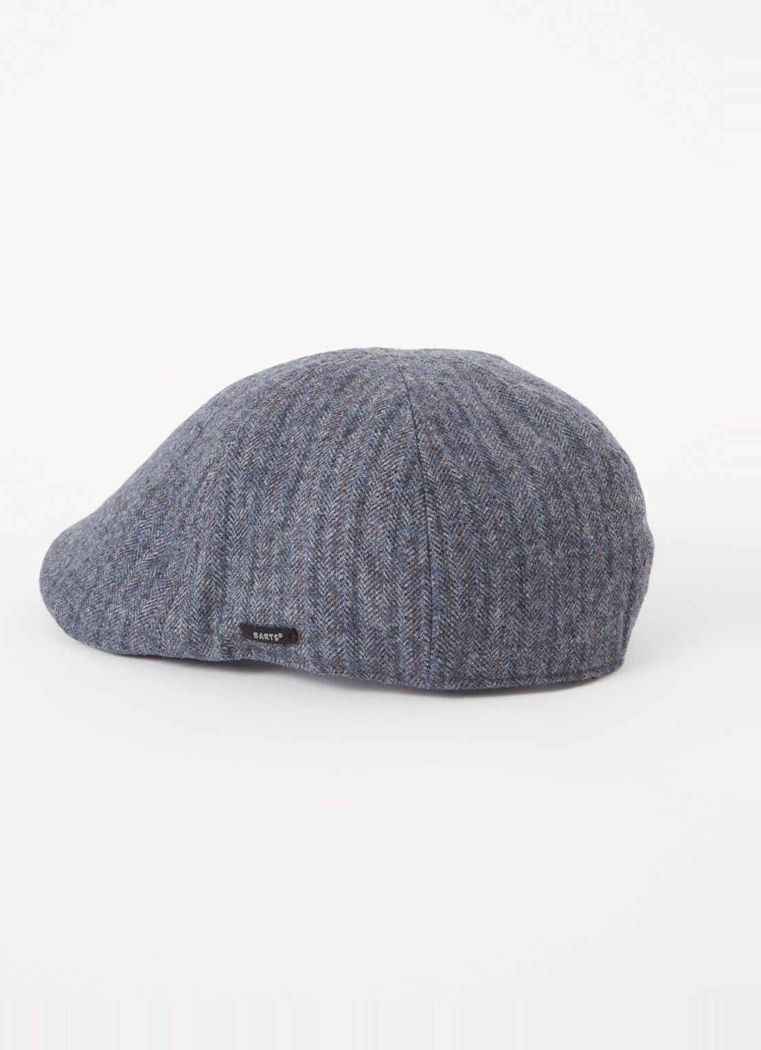 Barts Mr. Mitchell flapcap in wolblend - detail blauw