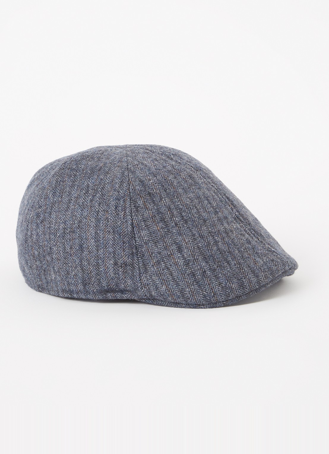 Barts Mr. Mitchell flapcap in wolblend - voorkant 2 blauw