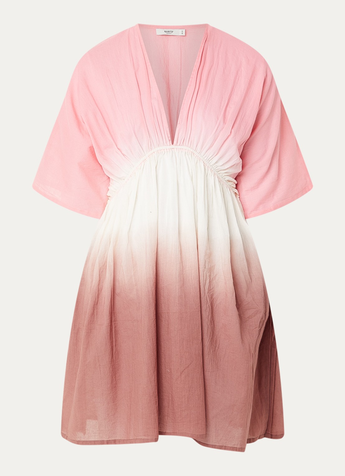Barts Mundoly strandjurk met dip-dye dessin - voorkant roze