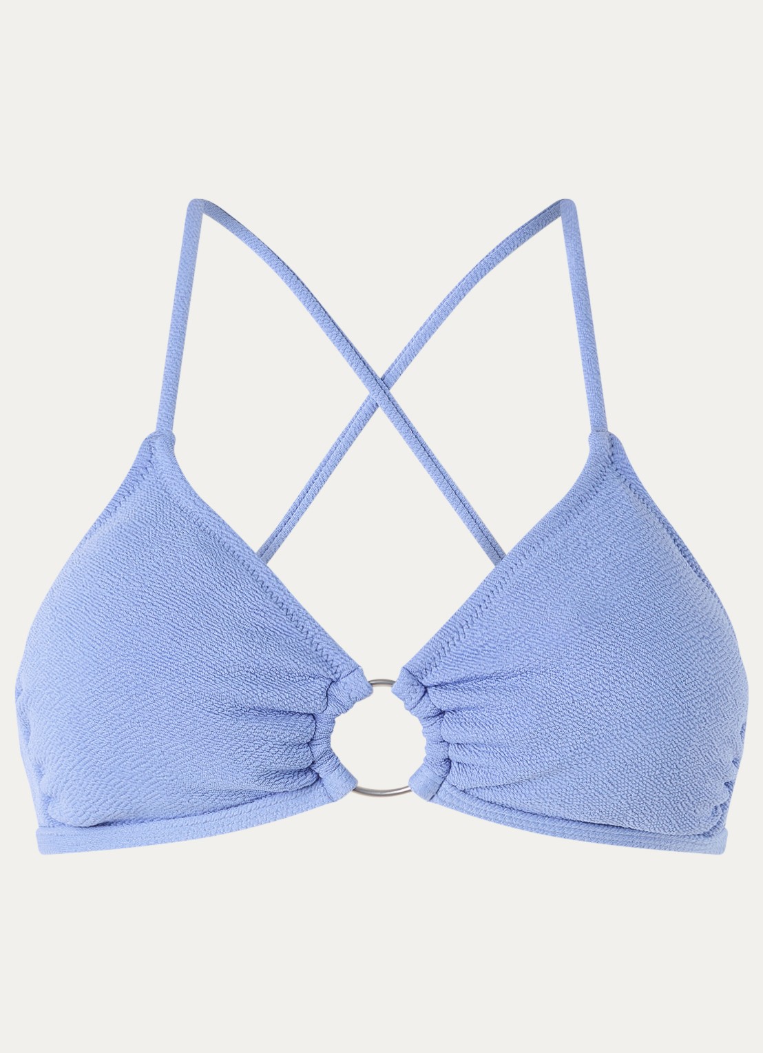 Barts Saltoty triangel bikinitop met structuur - voorkant lavendel