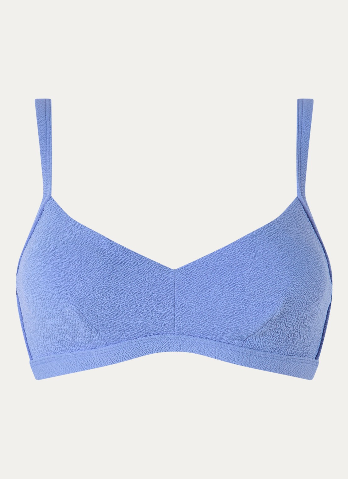 Barts Saltoty triangel bikinitop met uitneembare vulling - voorkant 4 staalblauw