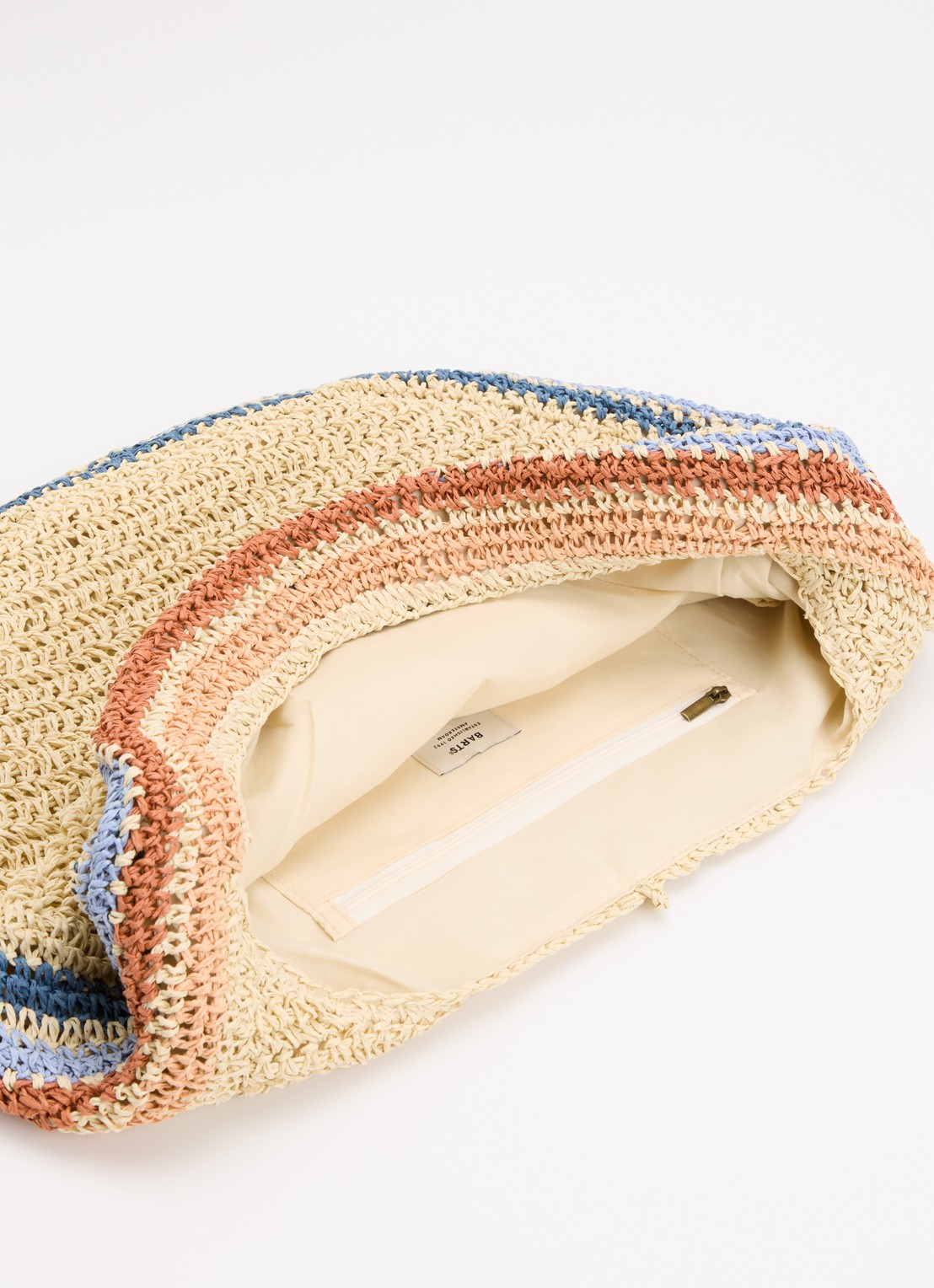 Barts Saunteer handtas van stro  - detail 3 beige