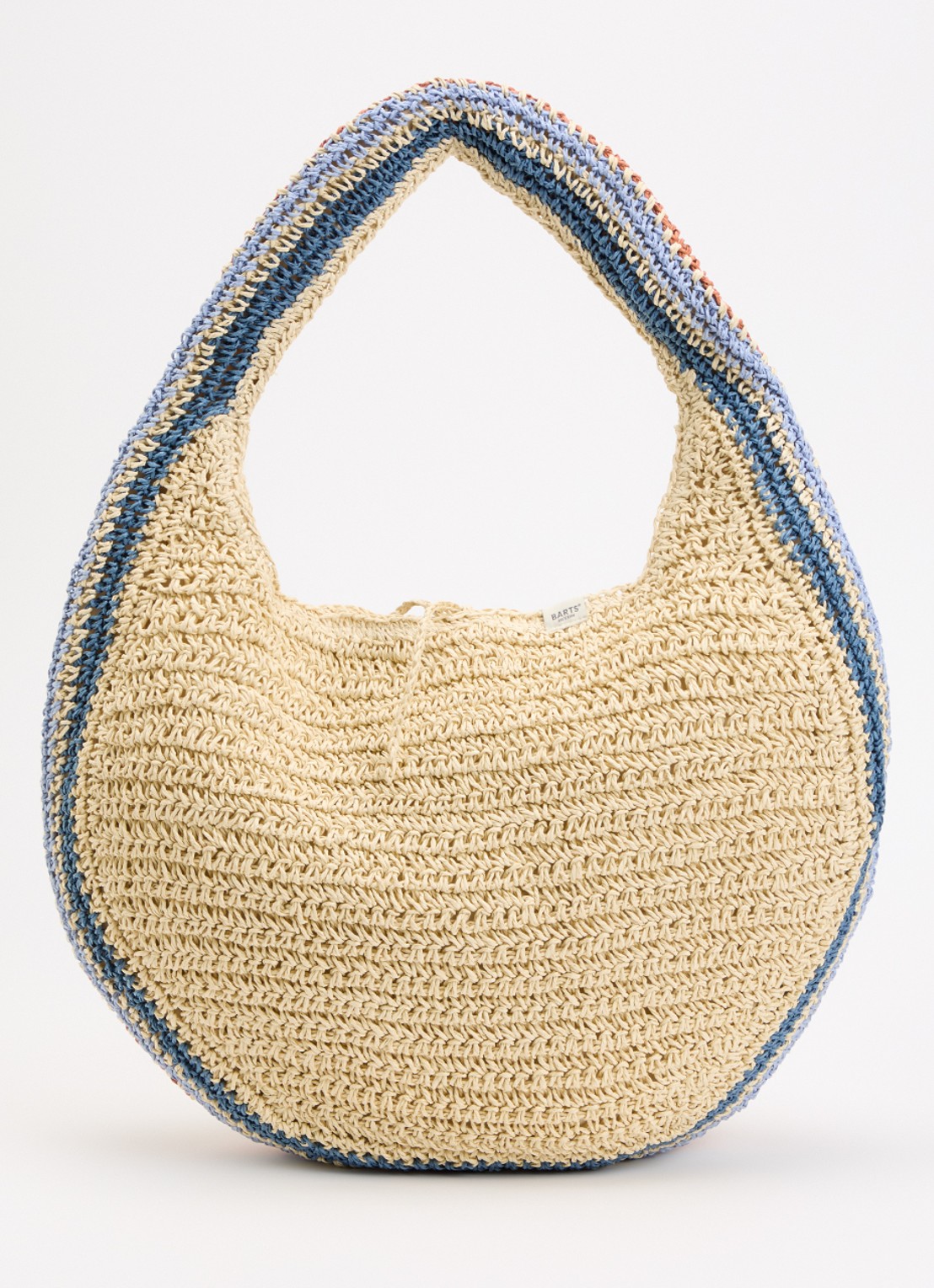 Barts Saunteer handtas van stro  - voorkant 2 beige