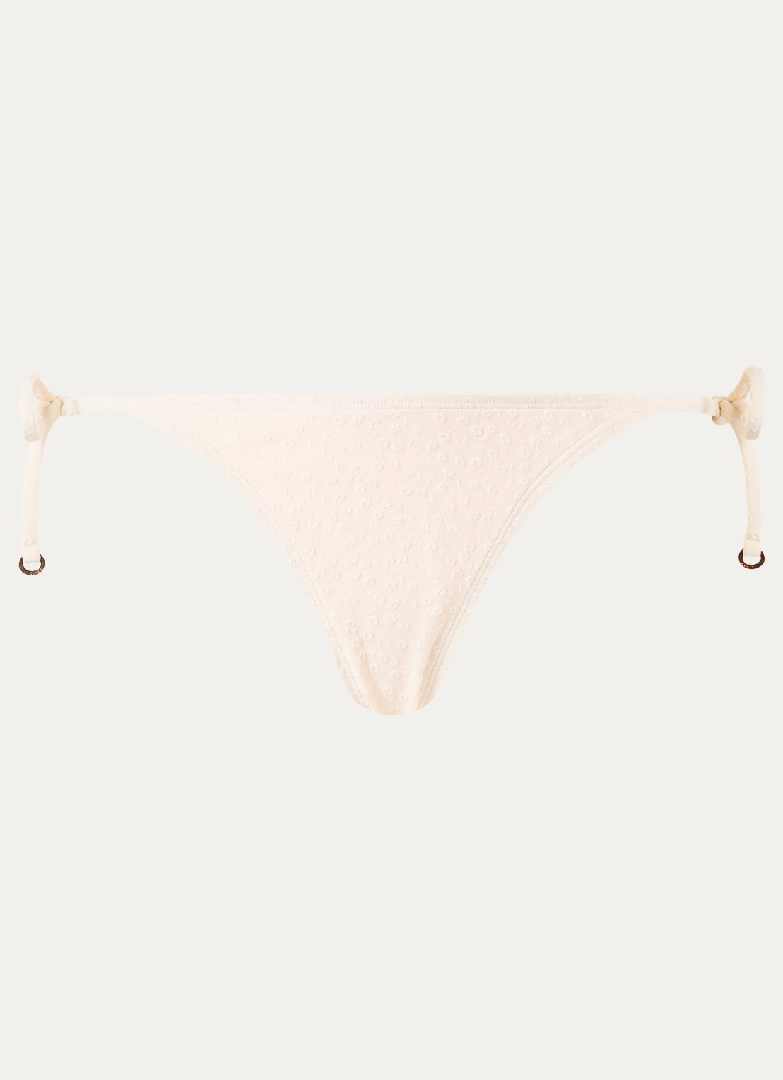 Barts Simoa brazilian bikinislip met structuur - voorkant ivoor