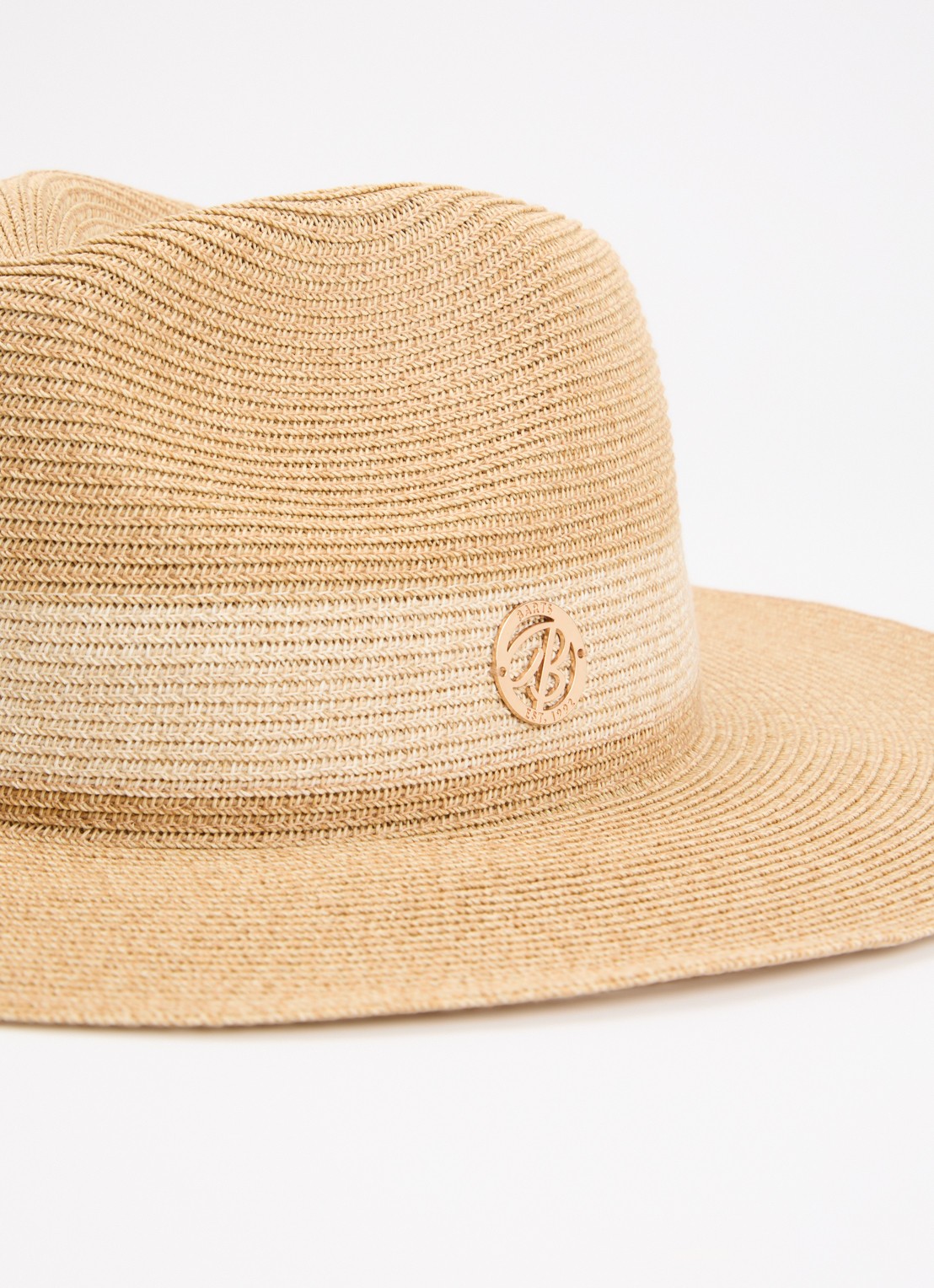 Barts Swellie hoed van stro  - detail beige