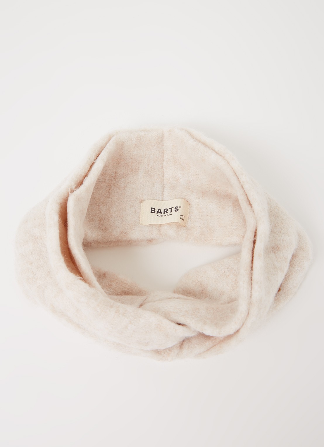 Barts Witzia oorwarmers met strik detail  - detail creme