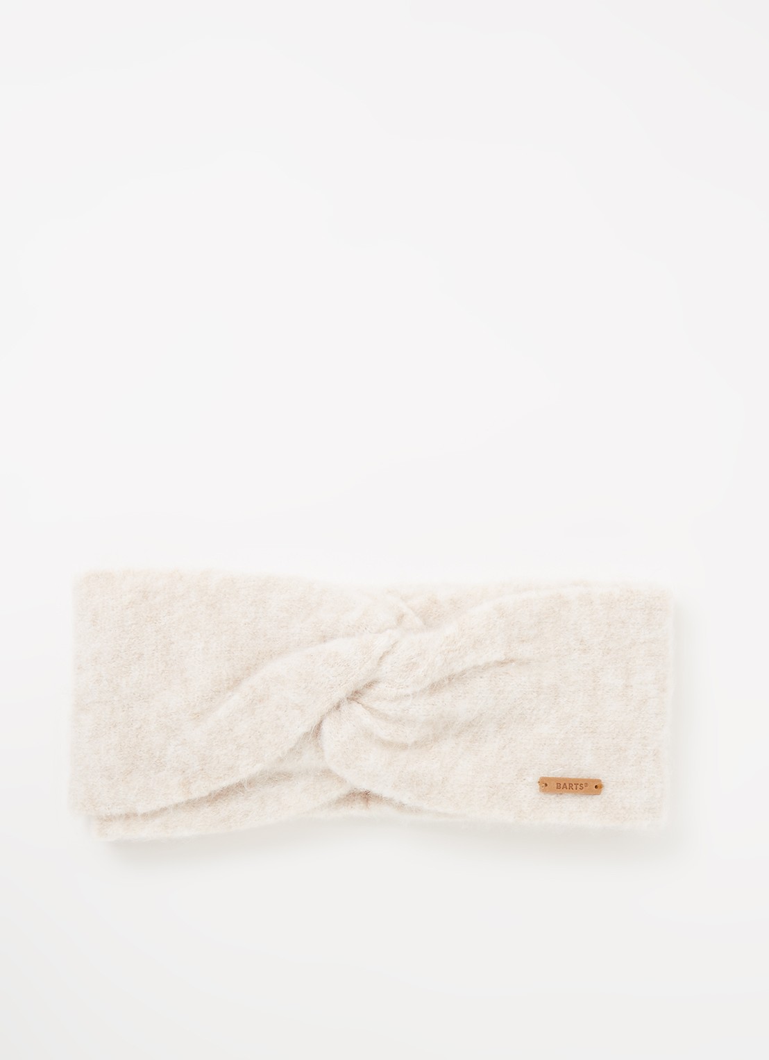 Barts Witzia oorwarmers met strik detail  - voorkant 2 creme
