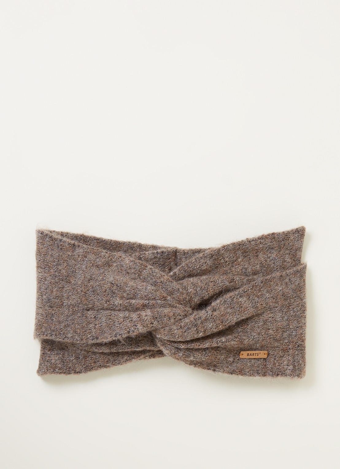 Barts Witzia oorwarmers met strik detail  - voorkant bruin