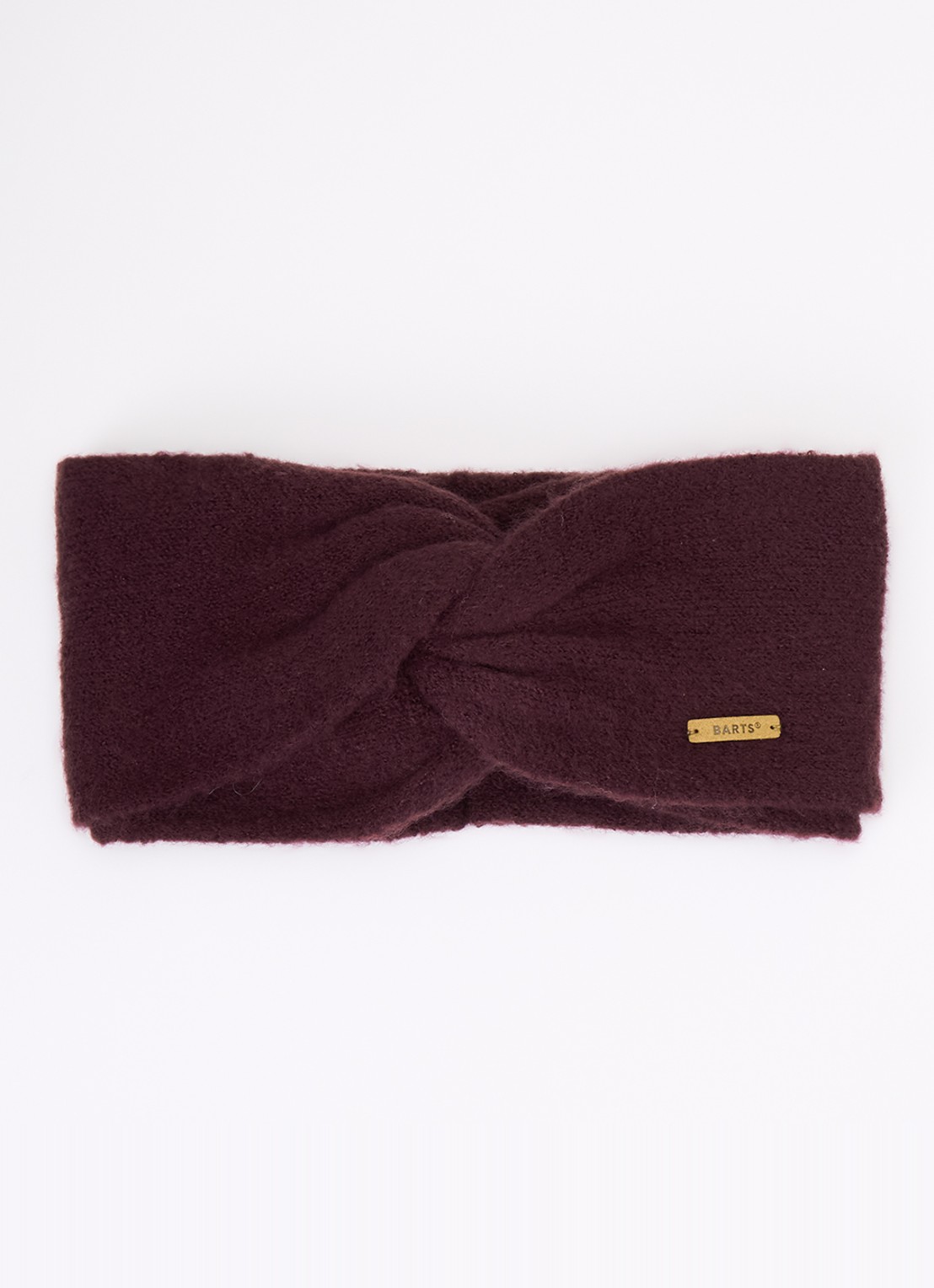 Barts Witzia oorwarmers met strik detail  - voorkant aubergine
