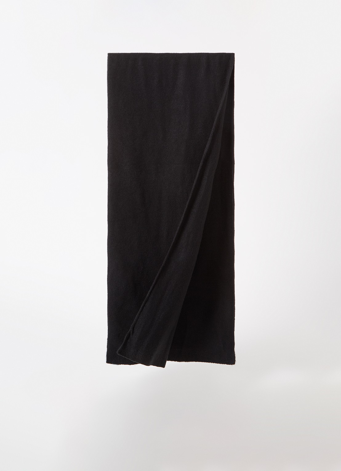 Barts Witzia sjaal 190 x 40 cm - voorkant 2 zwart