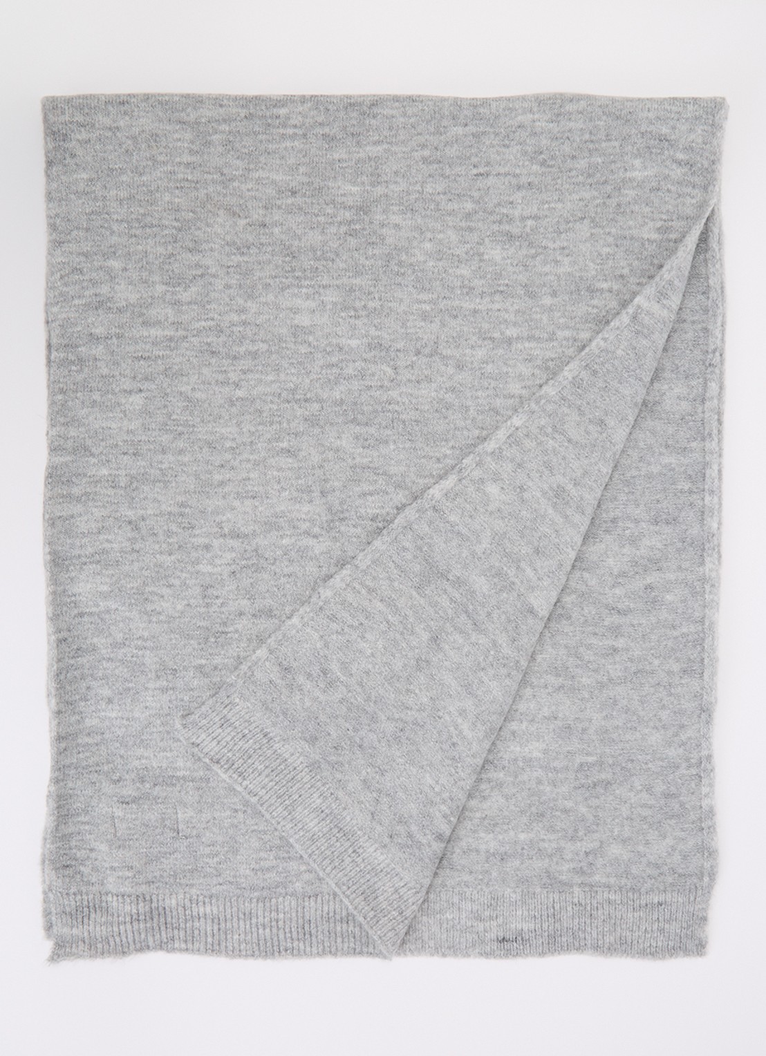 Barts Witzia sjaal 190 x 40 cm - voorkant 3 grijsmele