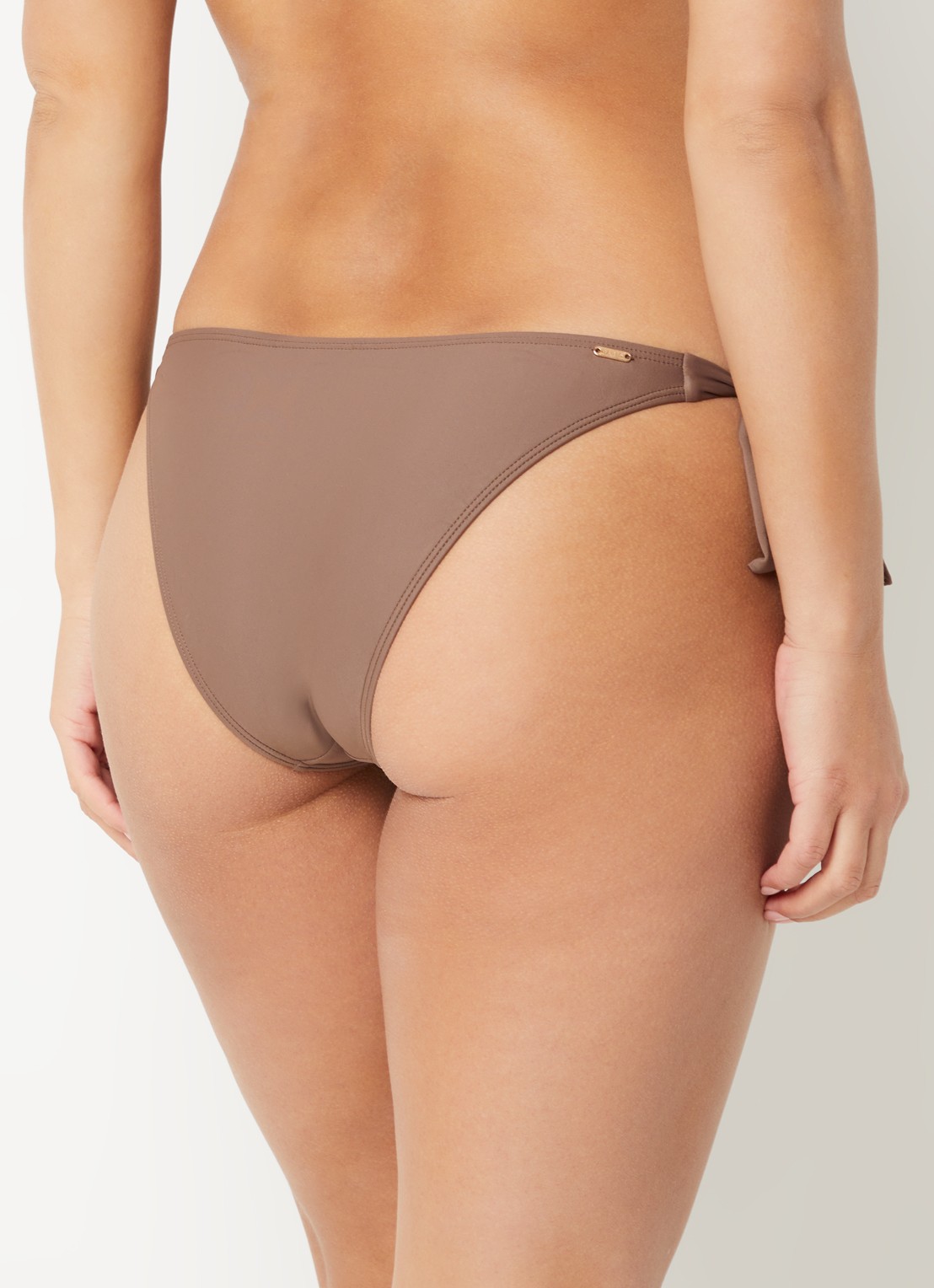 Barts Zimbra bikinislip met borduring - achterkant beige