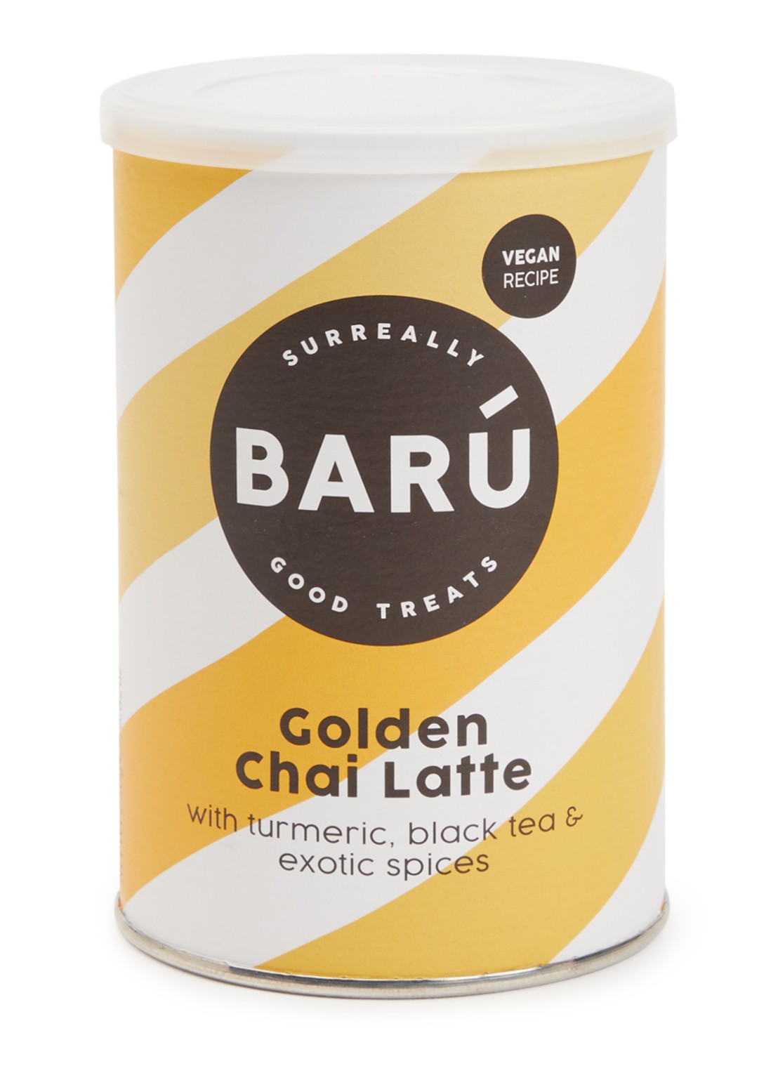 Barú Golden Chai Latte losse thee 250 gram - voorkant geel
