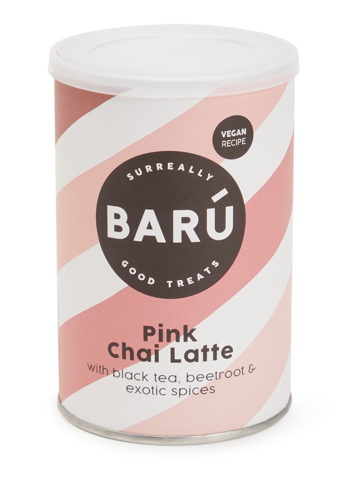 Barú Pink Chai Latte losse thee 250 gram - voorkant roze