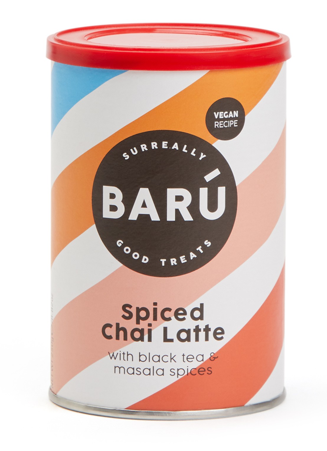 Barú Spiced Chai Latte losse thee 250 gram - voorkant zwart