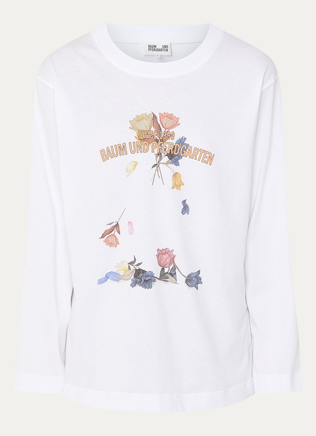 Baum und Pferdgarten Jeevona longsleeve met print - voorkant 2 wit